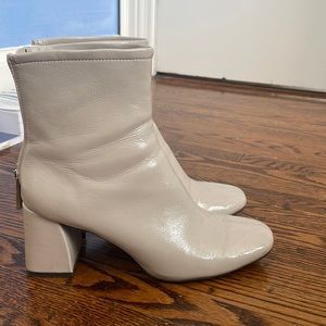 Zara nude ankle boots